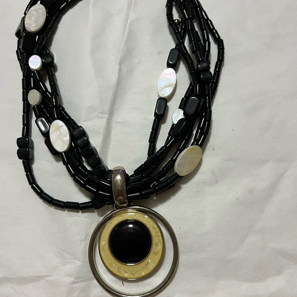 Beautiful Statement Multilayered Necklace - image 1